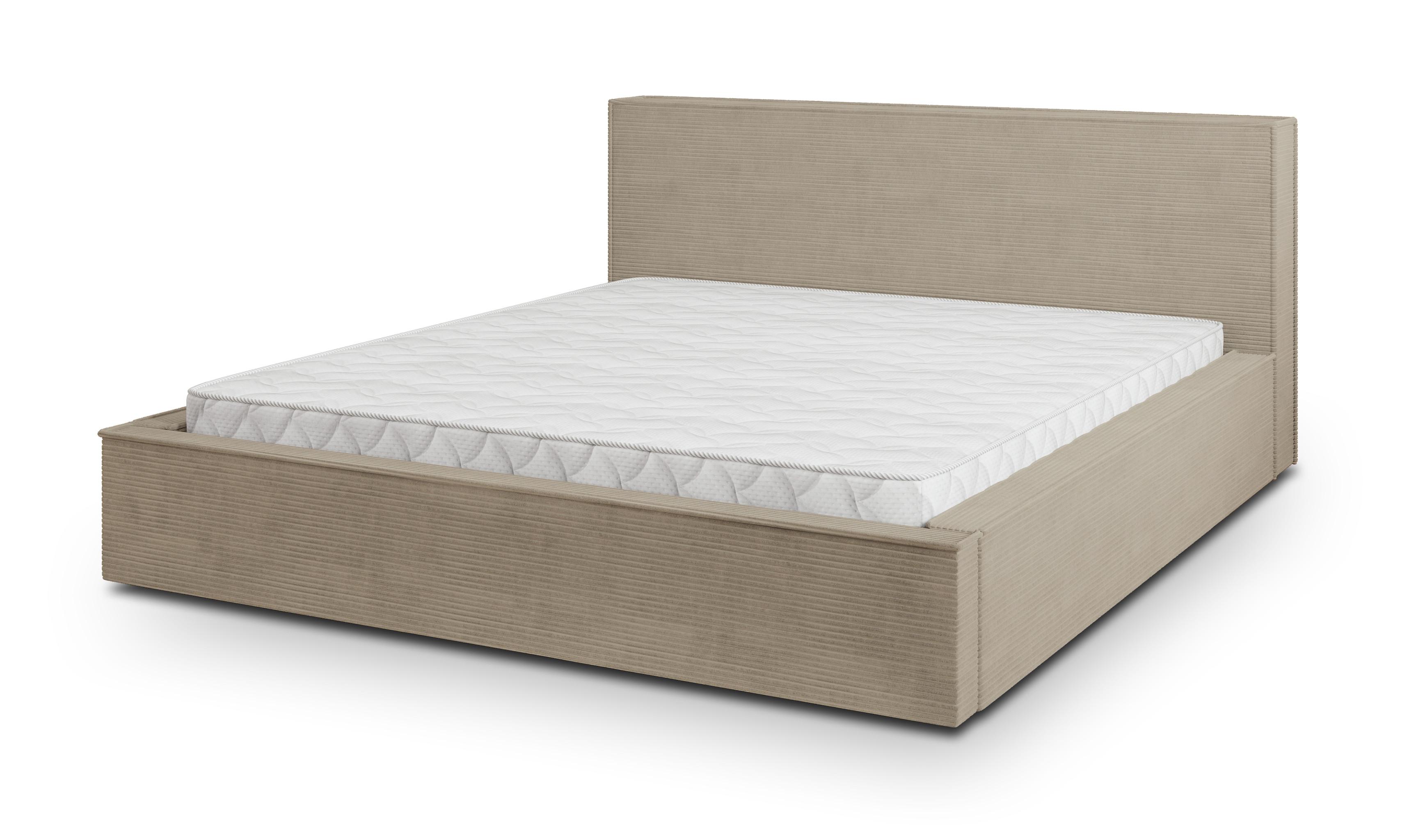 Wohnli Möbelsuche - POLSTERBETT CELORA 140x200 cm mit Bettkästen - Beige