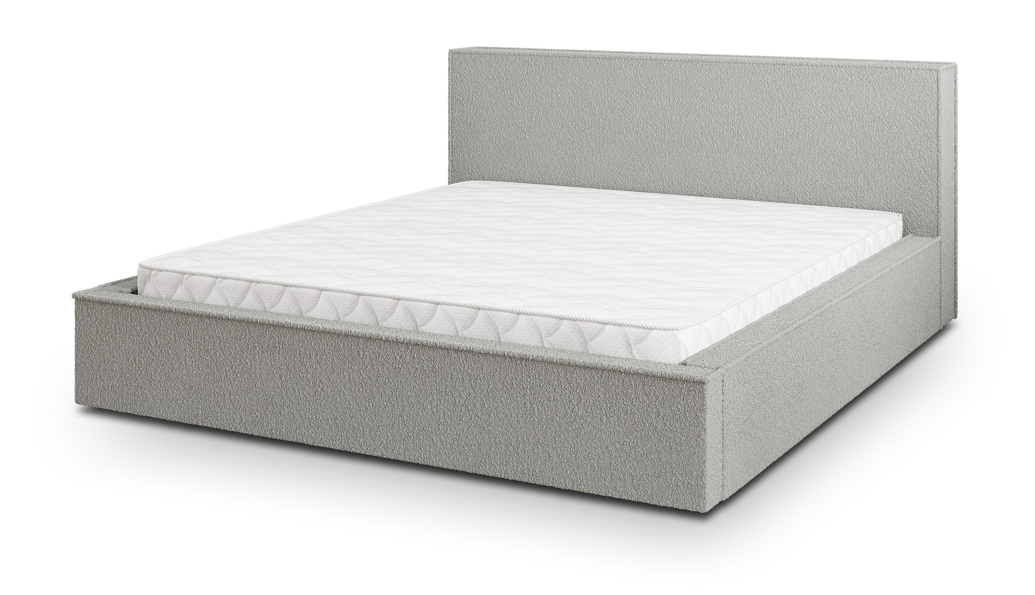 wohnli-moebel-suche-800001224207 Wohnli Möbelsuche - POLSTERBETT CELORA 160x200 cm mit Bettkästen - Hellgrau