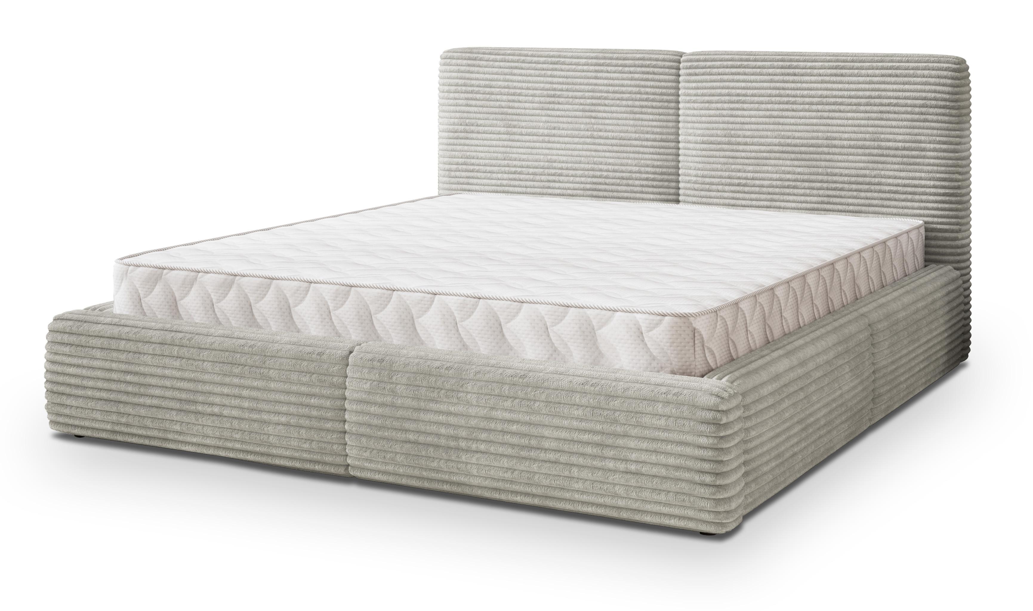 wohnli-moebel-suche-800001224363 Wohnli Möbelsuche - POLSTERBETT FELURO 180x200 cm mit Bettkästen - Hellgrau