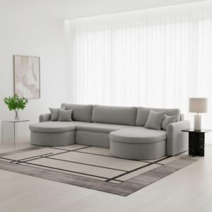 wohnli-moebel-suche-800001225958-1 WOHNLANDSCHAFT Feliz In Quelle Textil Fun Möbel Möbel > Sofas & Couches > Wohnlandschaften > Wohnlandschaften U-Form Grau