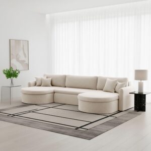 wohnli-moebel-suche-800001225968-1 WOHNLANDSCHAFT Feliz In Quelle Textil Fun Möbel Möbel > Sofas & Couches > Wohnlandschaften > Wohnlandschaften U-Form Weiß