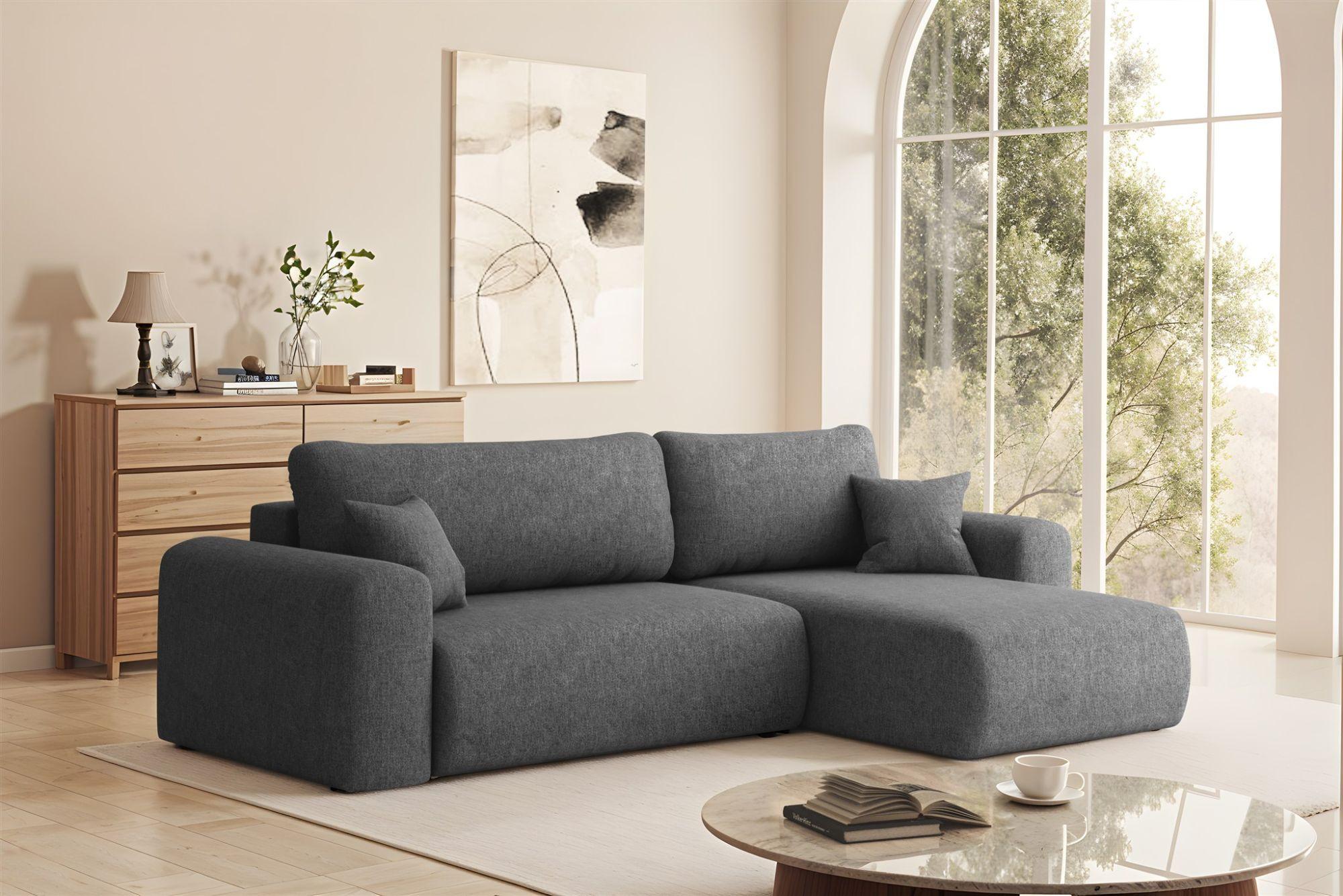 ECKSOFA Flora In Verita Textil Fun Möbel Möbel > Sofas & Couches > Wohnlandschaften > Ecksofas Grau