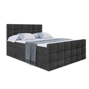 Wohnli Möbelsuche - BOXSPRINGBETT APO-Z KING - 160 x 200 - H3/H4 - Schwarz