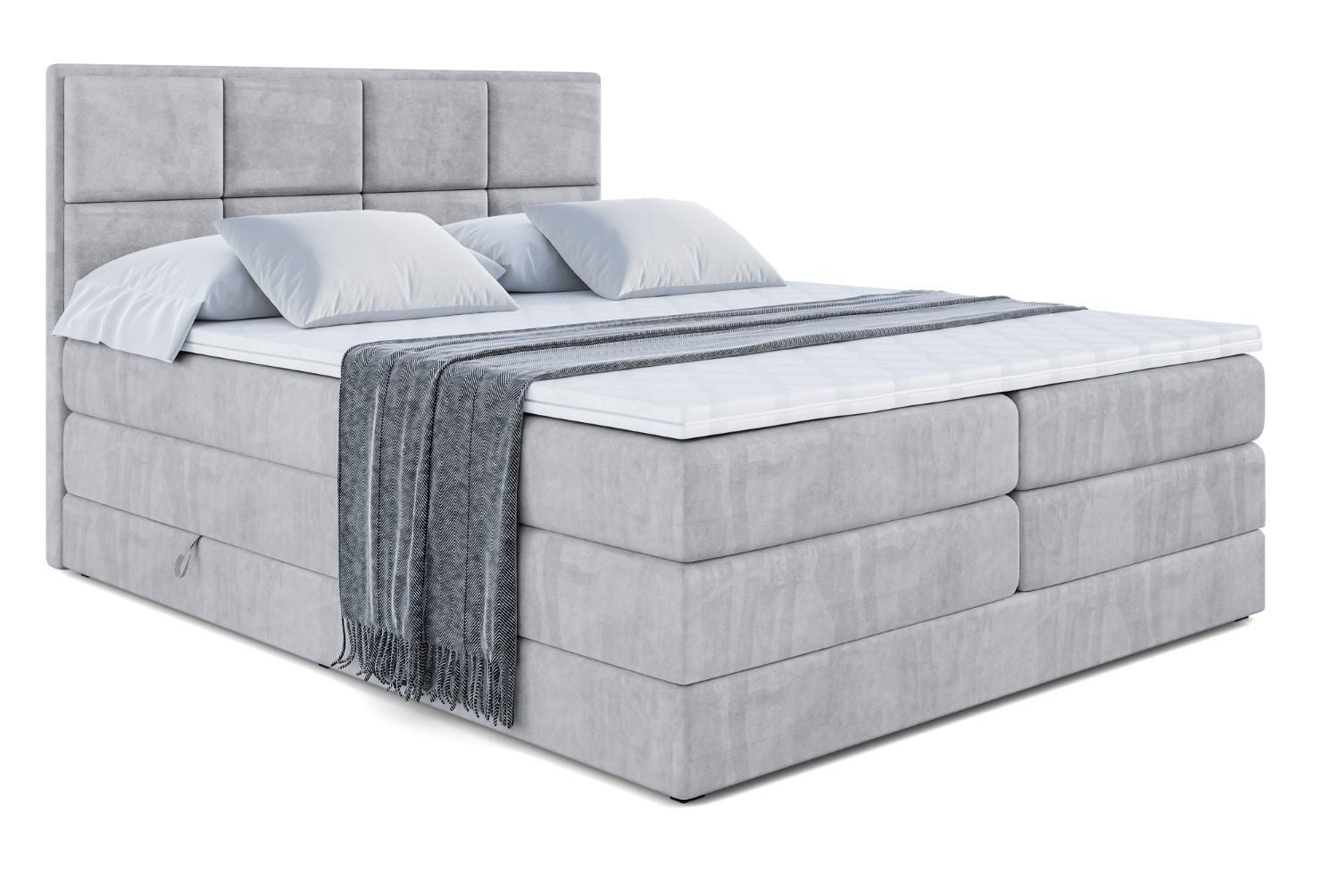 wohnli-moebel-suche-800001227445 Wohnli Möbelsuche - BOXSPRINGBETT NOVA KING - 180 x 200 - H3/H4 - Hellgrau