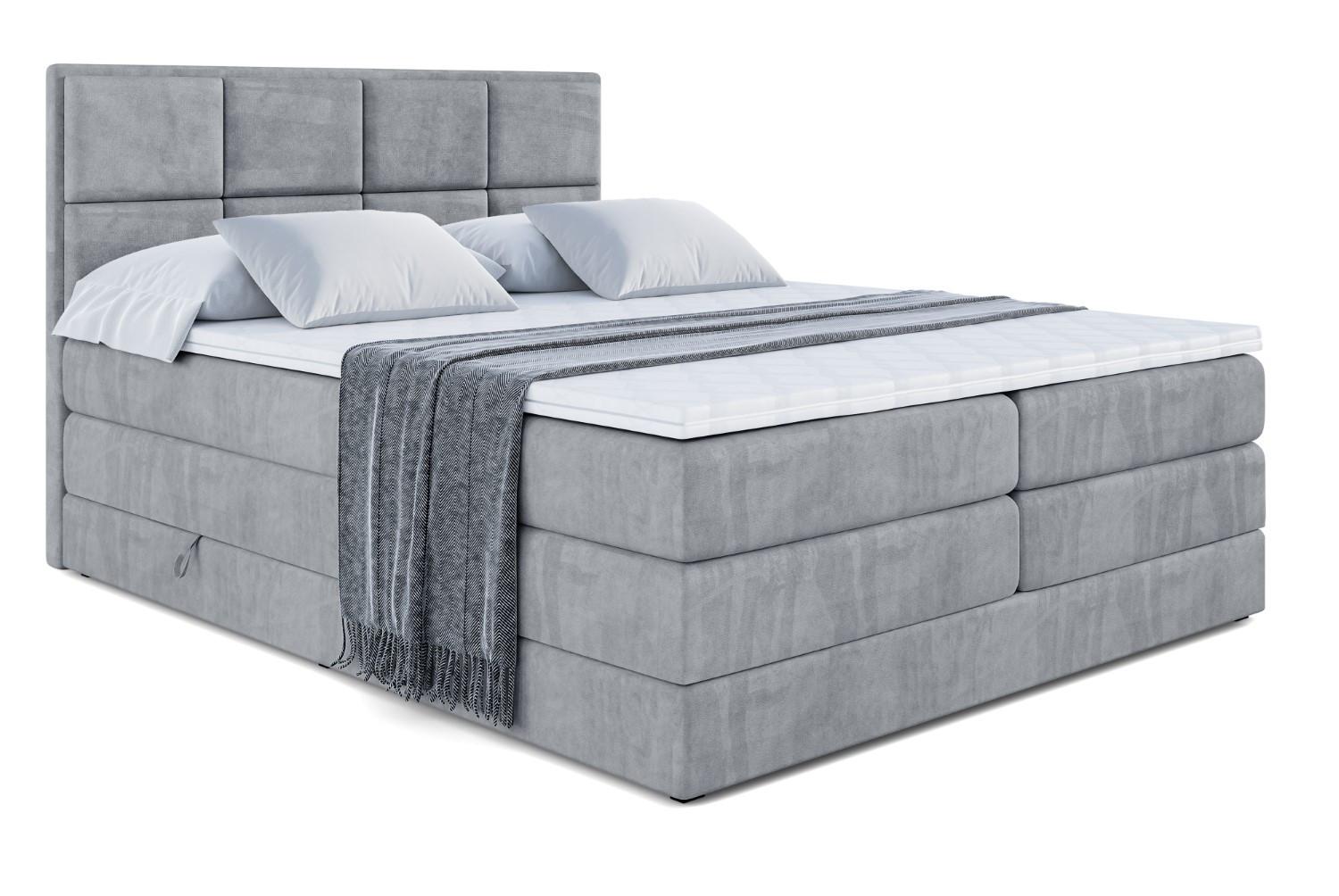 wohnli-moebel-suche-800001227463 Wohnli Möbelsuche - BOXSPRINGBETT NOVA KING - 180 x 200 - H3/H4 - Grau