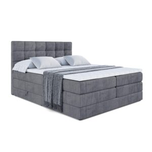 wohnli-moebel-suche-800001227583 Wohnli Möbelsuche - BOXSPRINGBETT BRUGO KING - 160 x 200 - H3/H4 - Dunkelgrau