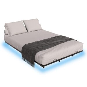 Wohnli Möbelsuche - METALLBETT Palamos 140x200 cm mit LED und Matratze