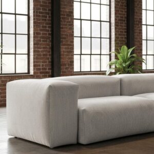 wohnli-moebel-suche-800001244377-1 SOFA CELESTE Hellgrau Cord Textil KAWOLA Möbel > Sofas & Couches > Sofas Grau