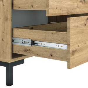 wohnli-moebel-suche-800001245837-1 KOMMODE Liora Holz Holzwerkstoff Petits-meubles Möbel > Kommoden & Schubladenschränke > Kommoden Braun