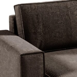 wohnli-moebel-suche-800001246154-1 PANORAMASOFA Isaac 5 Sitzplätze Braun Holzwerkstoff Petits-meubles Möbel > Sofas & Couches > Wohnlandschaften > Wohnlandschaften U-Form Braun