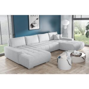 wohnli-moebel-suche-800001246209-1 PANORAMASOFA Jonas 5 Sitzplätze Grau Holzwerkstoff Petits-meubles Möbel > Sofas & Couches > Wohnlandschaften > Wohnlandschaften U-Form Grau