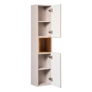 HÄNGESÄULE Riva Kaschmir Holzwerkstoff Petits-meubles Möbel > Schränke > Badezimmerschränke Beige