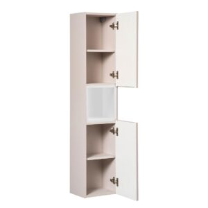 HÄNGESÄULE Riva Kaschmir Holzwerkstoff Petits-meubles Möbel > Schränke > Badezimmerschränke Beige