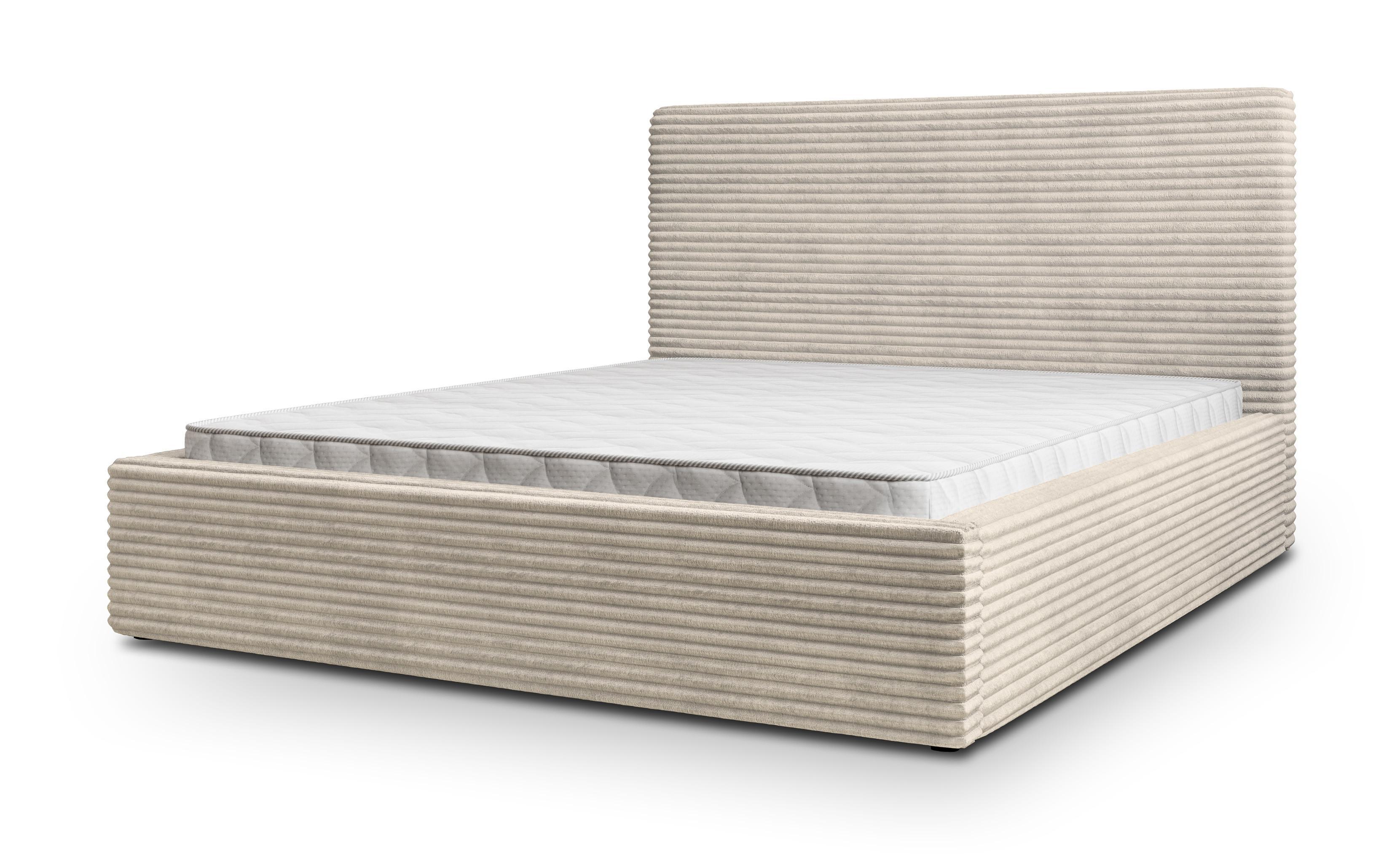 wohnli-moebel-suche-800001246897 Wohnli Möbelsuche - POLSTERBETT MIRETTI 160x200 cm mit Bettkästen - Creme