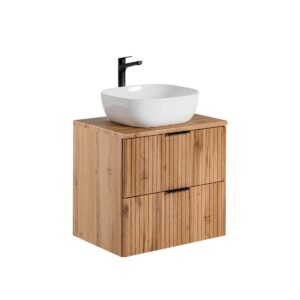Wohnli Möbelsuche - WASCHTISCH 60.6cm Adriel Holz in Eichenoptik