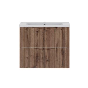 WASCHTISCH 60cm Tao Holz Holzwerkstoff Petits-meubles Möbel > Schränke > Badezimmerschränke > Waschtische Braun
