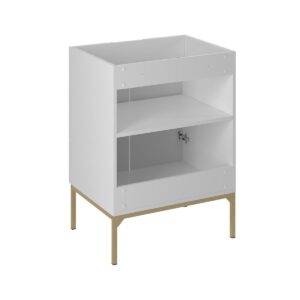 wohnli-moebel-suche-800001247898-1 WASCHTISCH 60.6cm Daria Weiß Holzwerkstoff Petits-meubles Möbel > Schränke > Badezimmerschränke > Waschtische Weiß