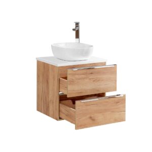 wohnli-moebel-suche-800001247916-1 WASCHTISCH 60.4cm April Holz Holzwerkstoff Petits-meubles Möbel > Schränke > Badezimmerschränke > Waschtische Braun
