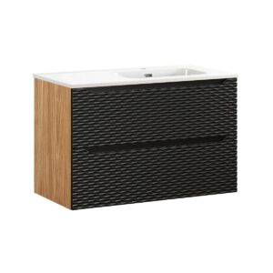 wohnli-moebel-suche-800001247934 Wohnli Möbelsuche - WASCHTISCH 90cm Elora Schwarz und Holz