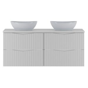 DOPPELWASCHTISCH 120.6cm Tao Weiß Holzwerkstoff Petits-meubles Möbel > Schränke > Badezimmerschränke > Waschtische Weiß