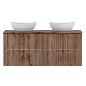 wohnli-moebel-suche-800001247940-1 DOPPELWASCHTISCH 120.6cm Tao Holz Holzwerkstoff Petits-meubles Möbel > Schränke > Badezimmerschränke > Waschtische Braun