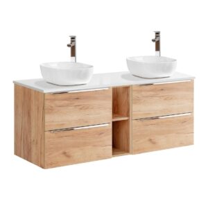 Wohnli Möbelsuche - DOPPELWASCHTISCH 140.4cm April Holz