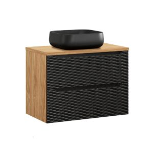 wohnli-moebel-suche-800001247994 Wohnli Möbelsuche - WASCHTISCH 80cm Elora Schwarz und Holz