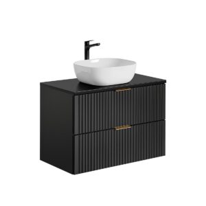 Wohnli Möbelsuche - WASCHTISCH 80.6cm Adriel Mattschwarz