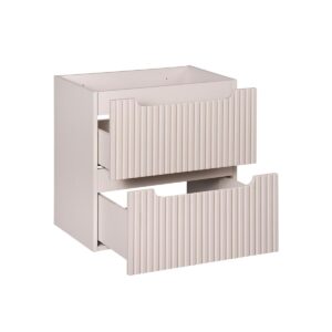 wohnli-moebel-suche-800001248019-1 WASCHTISCH 60.4cm Riva Kaschmir Holzwerkstoff Petits-meubles Möbel > Schränke > Badezimmerschränke > Waschtische Beige