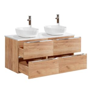 wohnli-moebel-suche-800001248020-1 DOPPELWASCHTISCH 120.4cm April Holz Holzwerkstoff Petits-meubles Möbel > Schränke > Badezimmerschränke > Waschtische Braun