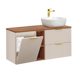 wohnli-moebel-suche-800001248046 Wohnli Möbelsuche - WASCHTISCH 120.8cm Adriel Kaschmir und Holz