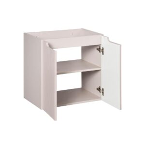 wohnli-moebel-suche-800001248051-1 WASCHTISCH 60.4cm Riva Kaschmir Holzwerkstoff Petits-meubles Möbel > Schränke > Badezimmerschränke > Waschtische Beige
