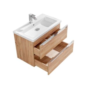 wohnli-moebel-suche-800001248058-1 WASCHTISCH 80cm April Holz Holzwerkstoff Petits-meubles Möbel > Schränke > Badezimmerschränke > Waschtische Braun