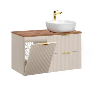 wohnli-moebel-suche-800001248091 Wohnli Möbelsuche - WASCHTISCH 100.8cm Adriel Kaschmir und Holz