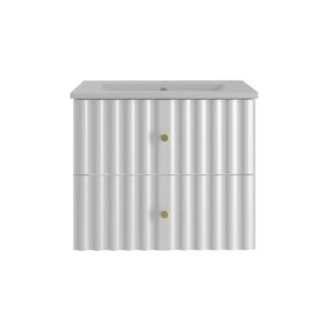 WASCHTISCH 60cm Izae Weiß Holzwerkstoff Petits-meubles Möbel > Schränke > Badezimmerschränke > Waschtische Weiß