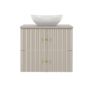wohnli-moebel-suche-800001248155-1 WASCHTISCH 60.6cm Izae Kaschmir Holzwerkstoff Petits-meubles Möbel > Schränke > Badezimmerschränke > Waschtische Beige