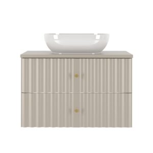 WASCHTISCH 80.6cm Izae Kaschmir Holzwerkstoff Petits-meubles Möbel > Schränke > Badezimmerschränke > Waschtische Beige