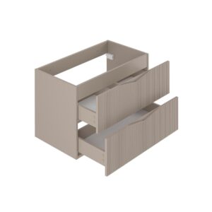 wohnli-moebel-suche-800001248173-1 WASCHTISCH 80cm Tao Kaschmir Holzwerkstoff Petits-meubles Möbel > Schränke > Badezimmerschränke > Waschtische Beige