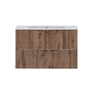 wohnli-moebel-suche-800001248178-1 WASCHTISCH 80cm Tao Holz Holzwerkstoff Petits-meubles Möbel > Schränke > Badezimmerschränke > Waschtische Braun