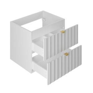 wohnli-moebel-suche-800001248189-1 WASCHTISCH 60cm Lexa Weiß Holzwerkstoff Petits-meubles Möbel > Schränke > Badezimmerschränke > Waschtische Weiß