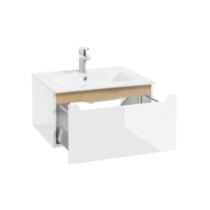 WASCHTISCH 60cm Livia Weiß Holzwerkstoff Petits-meubles Möbel > Schränke > Badezimmerschränke > Waschtische Weiß