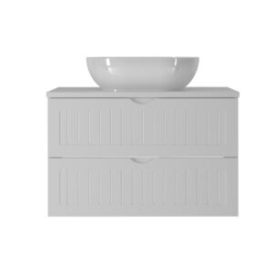 wohnli-moebel-suche-800001248363-1 WASCHTISCH 80.6cm Soline Weiß Holzwerkstoff Petits-meubles Möbel > Schränke > Badezimmerschränke > Waschtische Weiß