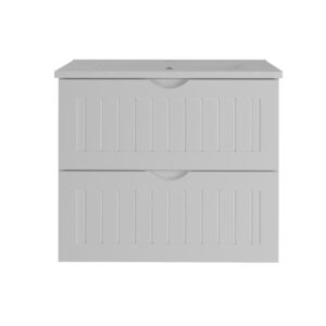 WASCHTISCH 60cm Soline Weiß Holzwerkstoff Petits-meubles Möbel > Schränke > Badezimmerschränke > Waschtische Weiß