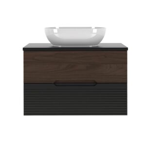 wohnli-moebel-suche-800001248397 Wohnli Möbelsuche - WASCHTISCH 80.6cm Sylla Schwarz und Holz