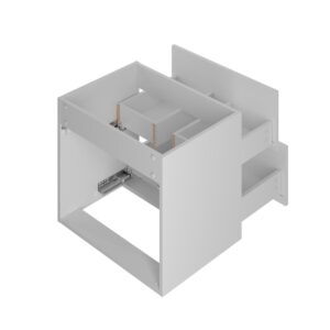 wohnli-moebel-suche-800001248410-1 WASCHTISCH 60.6cm Soline Weiß Holzwerkstoff Petits-meubles Möbel > Schränke > Badezimmerschränke > Waschtische Weiß