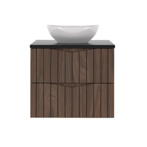 wohnli-moebel-suche-800001248420-1 WASCHTISCH 60.6cm Siena Holz und Schwarz Holzwerkstoff Petits-meubles Möbel > Schränke > Badezimmerschränke > Waschtische Schwarz