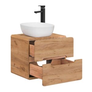 wohnli-moebel-suche-800001248431-1 WASCHTISCH 60cm Arun Holz Holzwerkstoff Petits-meubles Möbel > Schränke > Badezimmerschränke > Waschtische Braun