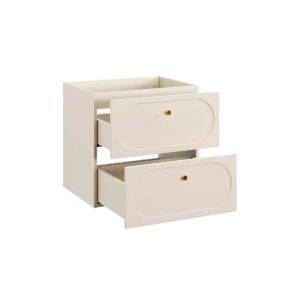 wohnli-moebel-suche-800001248446-1 WASCHTISCH 60.2cm Sanae Sandbeige Holzwerkstoff Petits-meubles Möbel > Schränke > Badezimmerschränke > Waschtische Beige