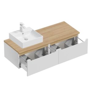 WASCHTISCH 120cm Livia Weiß Holzwerkstoff Petits-meubles Möbel > Schränke > Badezimmerschränke > Waschtische Weiß