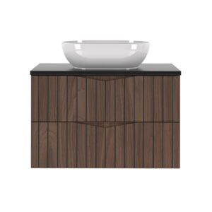 wohnli-moebel-suche-800001248477-1 WASCHTISCH 80.6cm Siena Holz und Schwarz Holzwerkstoff Petits-meubles Möbel > Schränke > Badezimmerschränke > Waschtische Schwarz